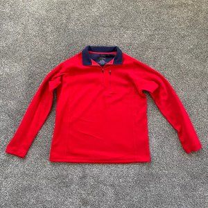 LL Bean Red Fleece